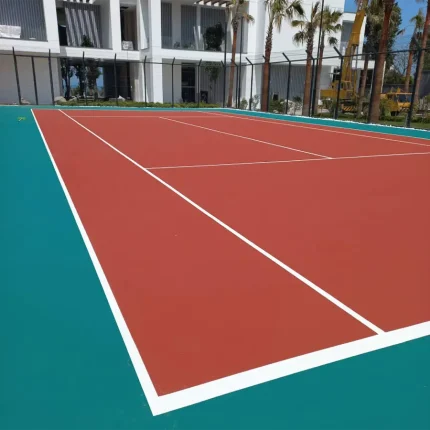 کفپوش هاردکورت اکریلیک فضا باز